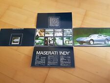 Maserati indy prospekt gebraucht kaufen  Horneburg