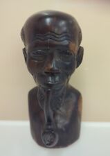 Carved wooden head for sale  HAVERFORDWEST