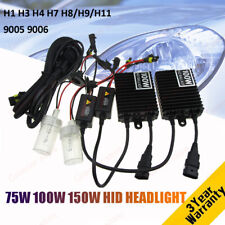 Auto HID Xenon Faro Lampadina 75W 100W 150W H1 H3 H4 H7 H8 H9 H11 9005 9006 12V comprar usado  Enviando para Brazil