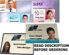 CUSTOM Printed Plastic ID Cards, Staff Name Badges, Membership Business Cards for sale  Shipping to South Africa
