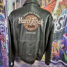 Hard Rock Cafe Denver Leather Jacket  (XLarge)     for sale  Miami
