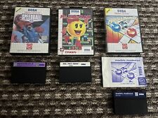 Pacote de jogos Sega Master System: Mrs Pac-Man, Speedball 2, Marble Madness comprar usado  Enviando para Brazil