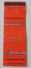 Eastwind catering matchbook for sale  Hammonton