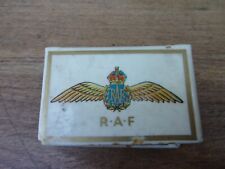 Ww2 raf matchbox for sale  CHATTERIS