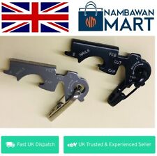 Used, 8 in 1 Multi Function Tools Stainless Steel Keychain Survival Gear Gadget -T1014 for sale  Shipping to South Africa