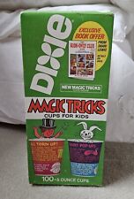 Tazas vintage de trucos de magia Dixie para niños tazas de cera de 5 onzas caja abierta segunda mano  Embacar hacia Argentina