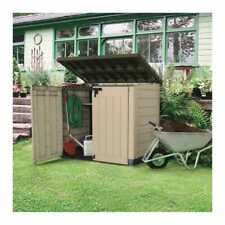 Keter Store It Out Max 1200L Outdoor Garden & Wheelie Bin Storage Shed - Beige for sale  NORTHAMPTON