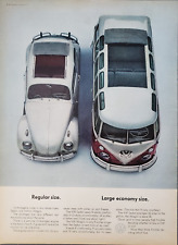 1963 Volkswagen Automobiles Cars Sedan & Station Wagon Motor In Back Print Ad comprar usado  Enviando para Brazil
