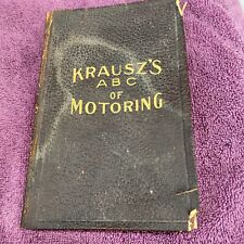 Usado, KRAUSZ'S ABC of MOTORING Leis of 35 States, 1906 Informações Práticas Motorista comprar usado  Enviando para Brazil