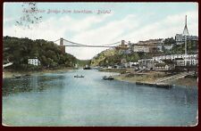 Bristol. Suspension Bridge from Rownham. Early 1900s Postcard [43221] for sale  Shipping to South Africa
