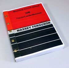 Retroescavadeira Massey Ferguson Mf 30B manual de serviço de reparo livro de loja comprar usado  Enviando para Brazil
