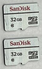 Lot of 2 SanDisk Micro SD Card 32GB  for Smartphones Tablets for sale  Shipping to South Africa