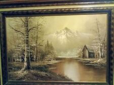 Large framed oil for sale  Council Bluffs