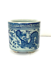 Antigua olla china con dragones artísticos pintados a mano segunda mano  Embacar hacia Argentina