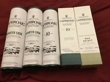 5 Empty Bottles Of Laphroaig  Islay Scotch Whisky Bottles And Presentation Boxes for sale  Shipping to South Africa