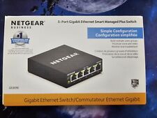 Netgear 5 Port Gigabit Ethernet Smart Managed Plus Switch Networking Internet for sale  Shipping to South Africa