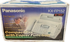 Fax compacto de papel simples Panasonic KX-FP152 com funções de copiadora caixa aberta comprar usado  Enviando para Brazil