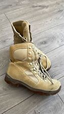 Genuine British Army Issue Surplus Meindl Desert Yellow Boots Size 9, used for sale  BEXLEY