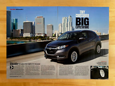 2015 Impressão Original 3 Páginas Artigo Anúncio 2016 Honda HR-V MINÚSCULO CROSSOVER comprar usado  Enviando para Brazil