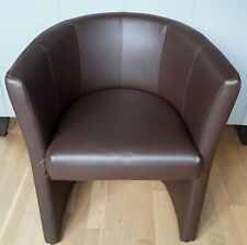 Brown faux leather for sale  SIDMOUTH