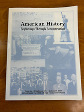 American History Beginnings Through Reconstruction - Livro didático em brochura 2004 comprar usado  Enviando para Brazil