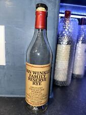 Botella de whisky vacía Van Winkle Family Reserve RYE 13 años segunda mano  Embacar hacia Argentina