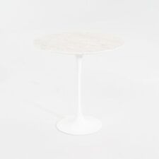 2002 Eero Saarinen for Knoll 20" Round Tulip Side Tables in Marble 3x Available for sale  Shipping to South Africa