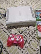 Console Microsoft Xbox 360 branco fosco + controle + 4 jogos  comprar usado  Enviando para Brazil