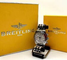 Breitling Chronomat A13356 Evolution relógio masculino data automática 44mm SS cronógrafo comprar usado  Enviando para Brazil