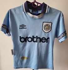 Camisa Umbro Manchester City 1993 - 1995 Home futebol tamanho B masculina comprar usado  Enviando para Brazil
