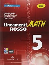 Lineamenti.math rosso usato  Velletri