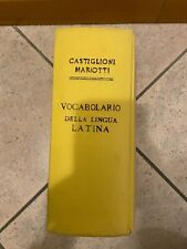 Vocabolario latino castiglioni usato  Faenza