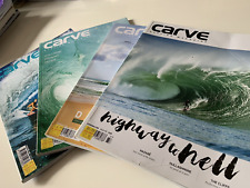 Carve surfing magazines for sale  COLCHESTER