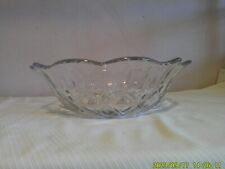 thick glass serving bowl 12 for sale  Highland Park