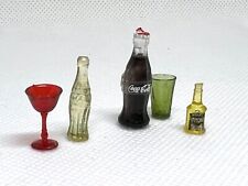 Copos de Coca-Cola miniatura para casa de bonecas garrafa 1:12 ⭐️ comprar usado  Enviando para Brazil