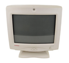 Monitor para juegos Compaq 15" MV520 CRT VGA 1024x768 blanco probado funciona bien! segunda mano  Embacar hacia Argentina