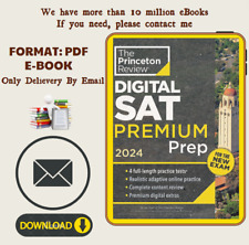 Usado, Princeton Review Digital SAT Premium Prep, 2024: 4 testes práticos por The Princet comprar usado  Enviando para Brazil