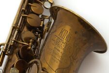 Saxofón alto especial King Zephyr 1945, video, laca original, perlas completas, usado segunda mano  Embacar hacia Argentina