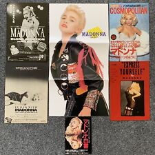 Lote de colecionadores Madonna raro japonês Japão recortes efêmeros anos 80 anos 90 álbum de recortes, usado comprar usado  Enviando para Brazil