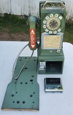 Vintage Bell System by Western Electric 3 Slot Rotary Payphone 234G LB? GREEN for sale  Shipping to Canada