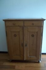 ANTIQUE ENGLISH PINE PRIMITIVE JELLY CUPBOARD/CABINET/PIE SAFE for sale  New Port Richey