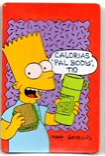 CALORIAS PAL BODY TIO CROMO LOS SIMPSONS 1991 BOLLYCAO / PROMOSTAFF segunda mano  Embacar hacia Argentina