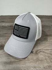 Usado, Gorra ajustable gris Pigeon Forge bandera americana parche camioneros sombrero malla correa segunda mano  Embacar hacia Mexico