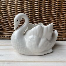 Graceful swan ceramic for sale  WESTERHAM