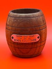 VINTAGE SOUVENIR FROM THE TEAK OF H.M.S. ORMONDE. for sale  Shipping to South Africa