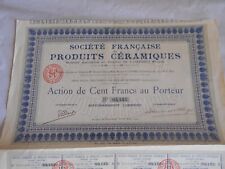 Vintage share certificate d'occasion  Expédié en Belgium
