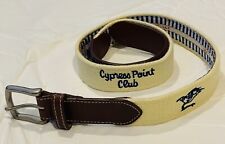 Cypress Point Club Peter Millar 34 Belt for sale  Shipping to South Africa