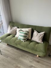 green sofa bed for sale  WOKING