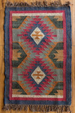 Rug Jute Wool Kilim Kitchen Living Room Area Carpet Dinning Hallway Runner Rug for sale  Shipping to South Africa
