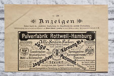 1889 pulverfabrik rottweil gebraucht kaufen  Gießen